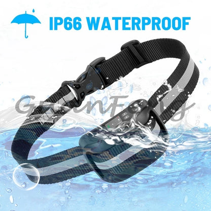 2 in 1 Smart Pet Dog Training System GPS Electronic Fence Remote Control Training Device Rechargeable Waterproof Collar